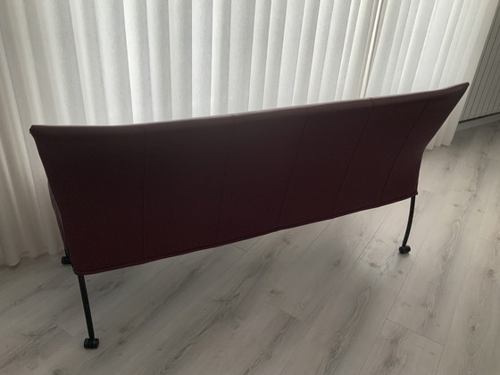 Image 1 of Eetkamerbank op wielen, Leer