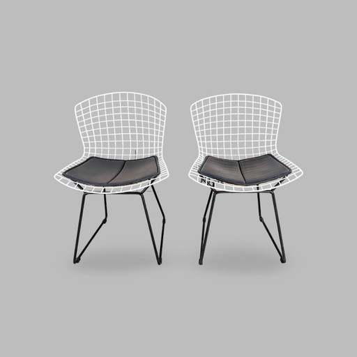 2er Set Original Harry Bertoia Stühle Knoll Intenational 1970er