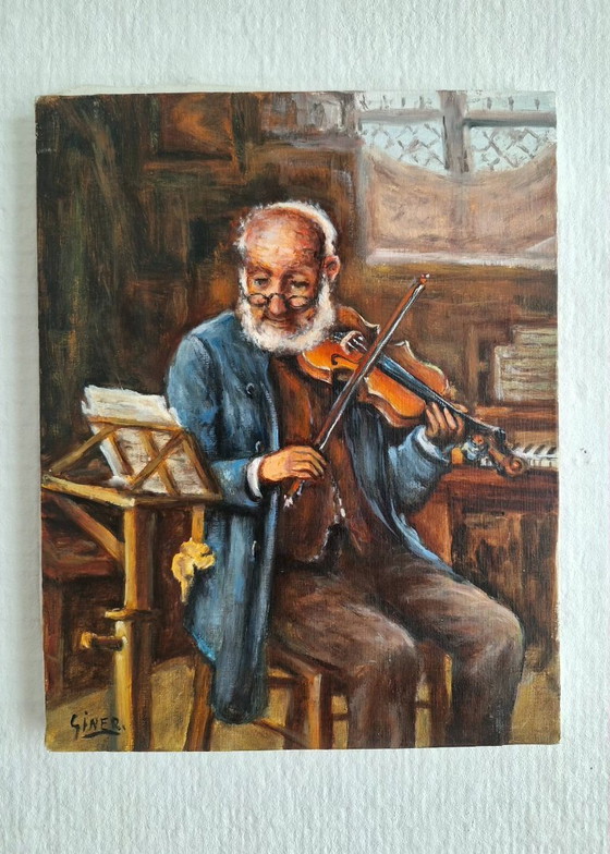 Old Musicians – Paintings & Drawings, Canvas (photo 3 of 6)