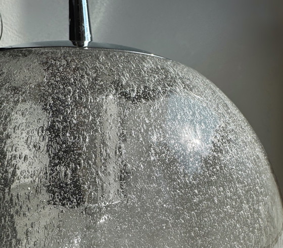Image 1 of Hängeleuchte Bullé-Glas 70er Jahre
