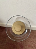 NUURA BLOSSI Wandleuchte Ø23, Nordisches Gold / Transparent (In Originalverpackung und unbenutzt)