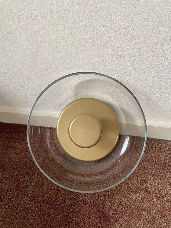 Image 1 of NUURA BLOSSI WANDLAMP Ø23, NORDIC GOLD / TRANSPARANT (In doos en ongebruikt)