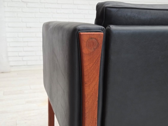 Image 1 of 1960s, Danish design by H.J.Wegner, 3 seater sofa model CH 163.