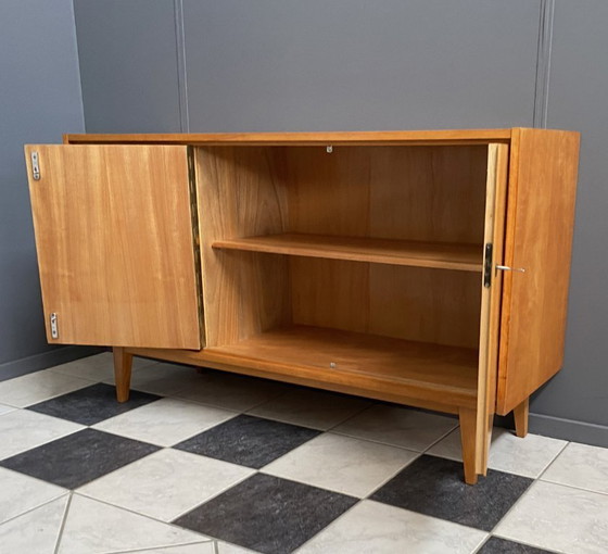 Image 1 of Wood sideboard 1960s 4 drawers and 2 doors