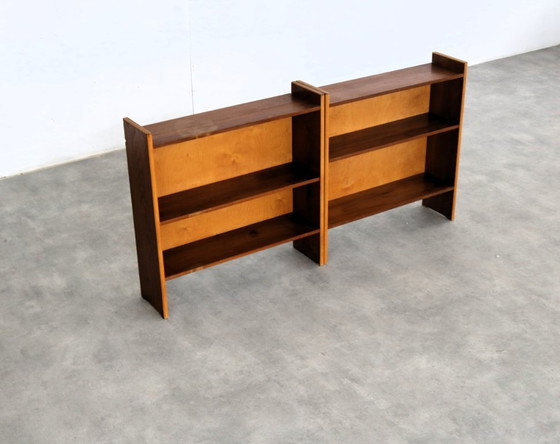Image 1 of 2x vintage bookcases | cabinets | teak | 1960s