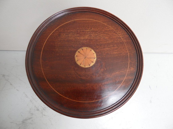 Image 1 of Vintage ronde bijzet tafel