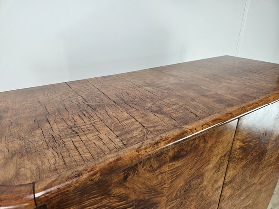 1930s Austrian Art Deco walnut burl sideboard – Sideboard cabinet, Wood (photo 7 of 18)