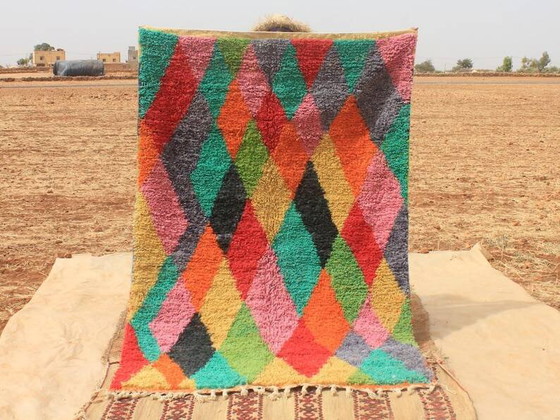Traditioneel handgemaakt Berber vloerkleed 250cm x 150cm – Vloerkleden en tapijten, Wool (photo 2 of 8)