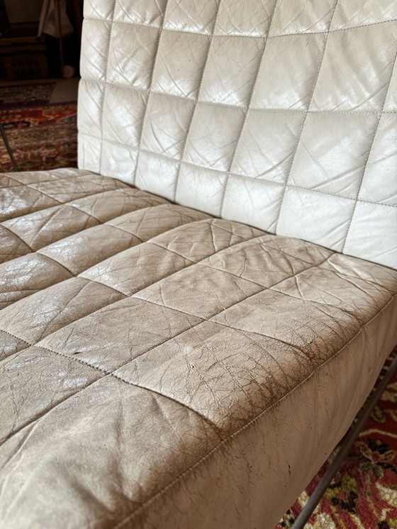 Image 1 of Leolux Volare stoelen wit leer