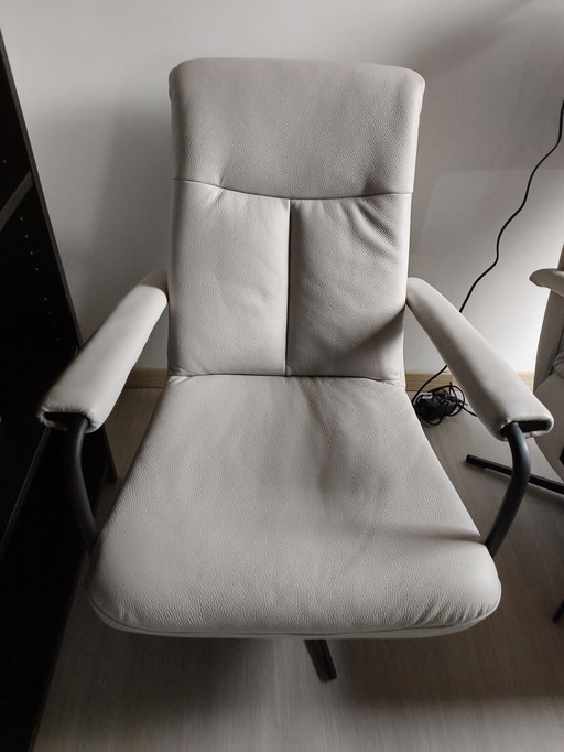 Lederen fauteuil ongebruikt