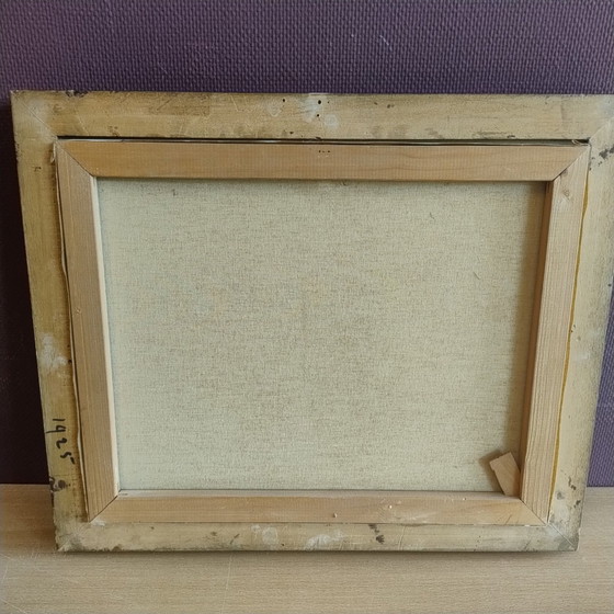 Image 1 of Oil painting in a beautiful frame (with damage)