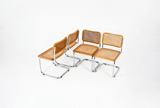 Dining Chairs Style B32 by Marcel Breuer Set of 4