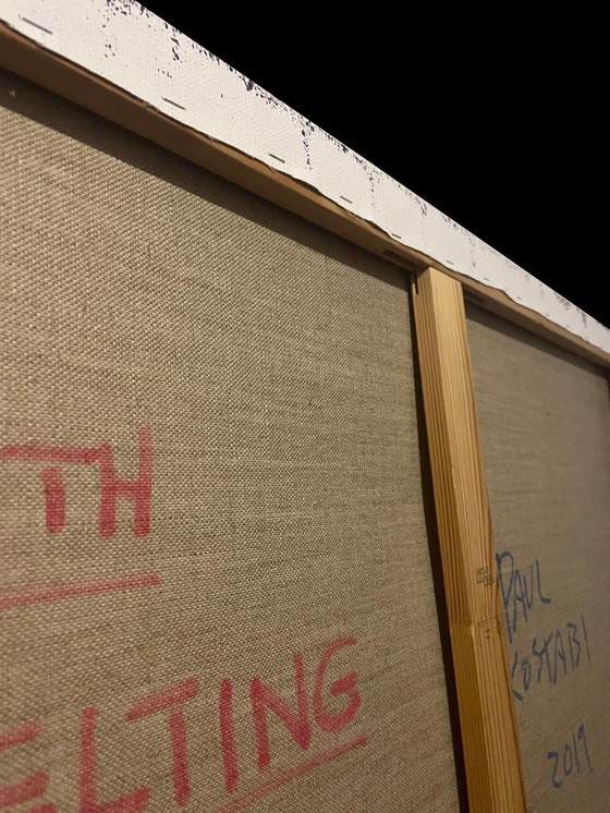 Image 1 of Kostabi, Paul - Worth Melting For - Acrylic, mixed media/canvas - hand-signed