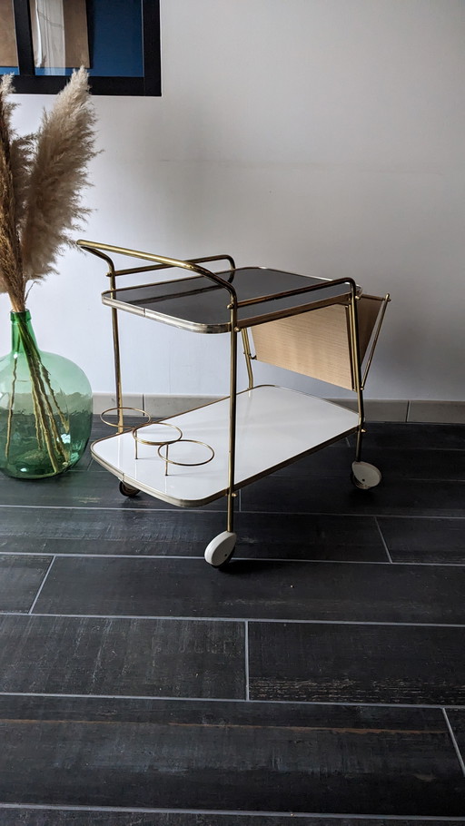 vintage bar trolley