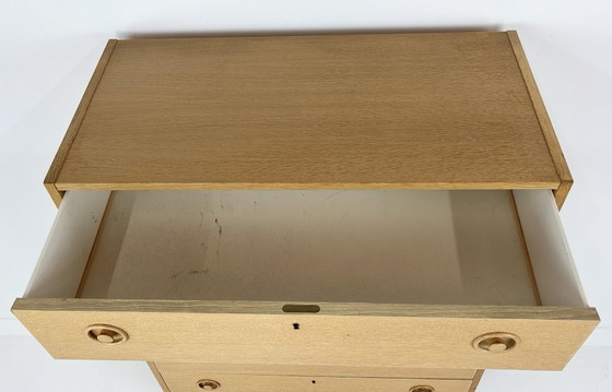 Cassettiera svedese vintage in impiallacciatura di rovere – Cassettiere, Legno (photo 10 of 15)