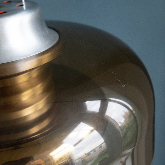 Image 1 of Herda Space Age Hanglamp Gerookt Plexiglas