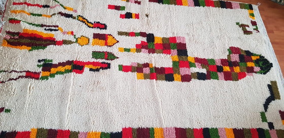 Image 1 of Handgeknoopt Berber kleed wol 255x150cm
