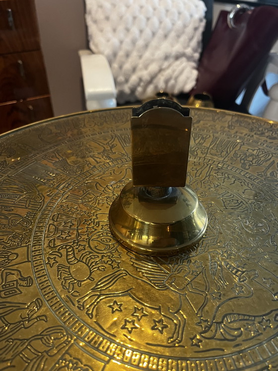 Tavolo da Fumatore Vintage Legno/Ottone – Tavolini, Wood, Brass (photo 9 of 13)