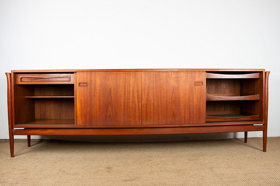 Image 1 of Credenza danese in teak molto grande 255 cm 1960.
