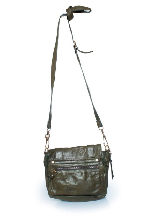 Image 1 of Proenza Schouler, mini borsa a nodo PS1 in verde