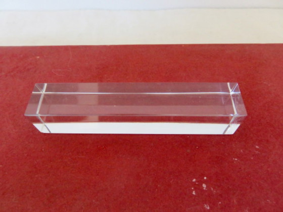 Baccarat, 12 Kristall-Messerbänkchen, in Originalverpackung, 1940er oder 50er Jahre – Tischdekoration, Crystal (photo 4 of 9)