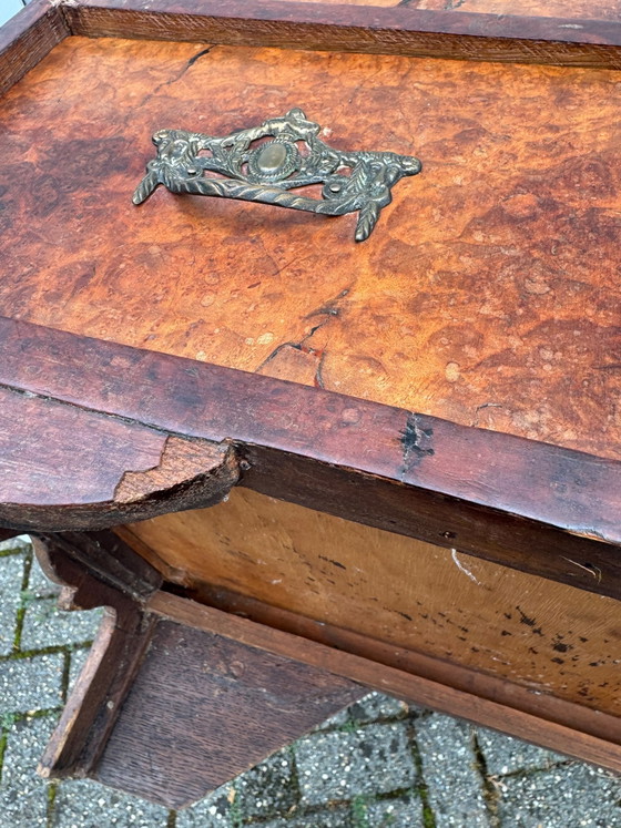 Vintage Wortelhouten Ladekasten – Wood, Brass (photo 11 of 15)