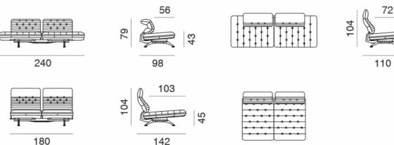 Image 1 of Nieuwstaat uiterst exclusieve de Sede design bank  - chaise lounge 