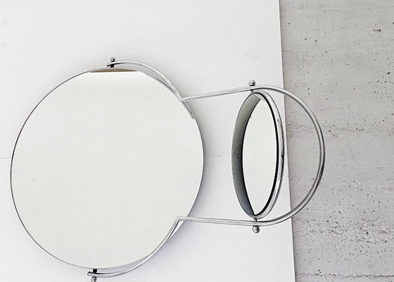 Espejo de pared con lupa giratoria, de Bieffeplast, Italia, década de 2000. – Chrome, Glass (photo 9 of 19)
