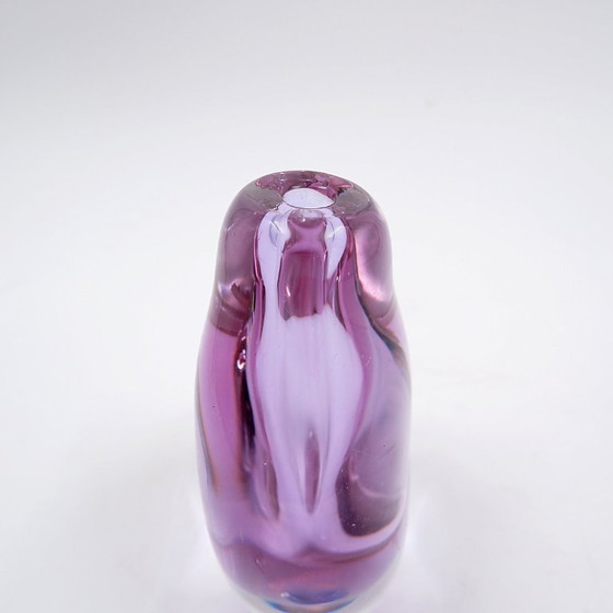 Image 1 of Bottiglia di profumo "Sommerso" in vetro soffiato viola