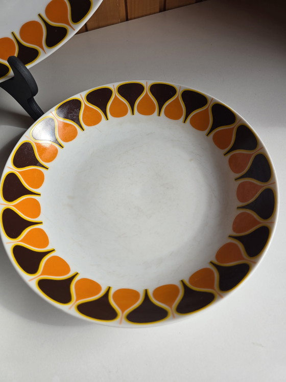 Image 1 of Vintage Eschenbach Bavaria Dinnerware Set – 1970s Pop Art