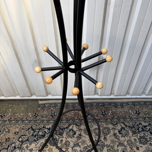 Perchero de pie de mediados de siglo – kapstokken, Metal, Wood (photo 2 of 5)