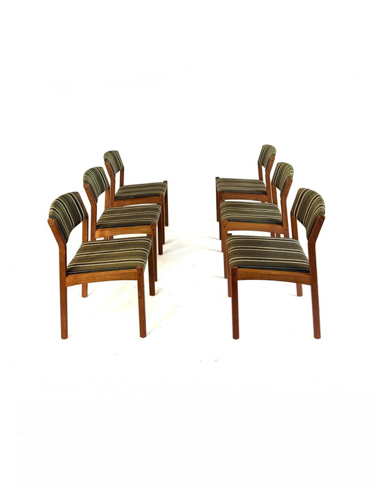 Image 1 of 6x vintage Danish dining chair '70