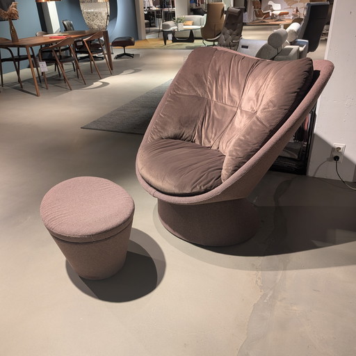 Montis Fabian Sessel mit Hocker