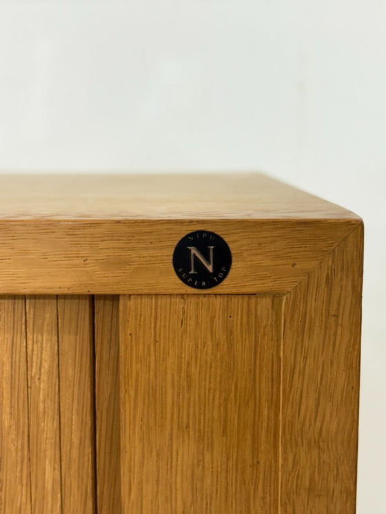 Image 1 of Dänischer Rolladenschrank / Wäscheschrank / Wohnzimmerschrank / Holz Schrank