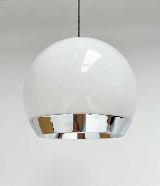 Image 1 of Round ceiling lamp in Space Age style, 1970's
