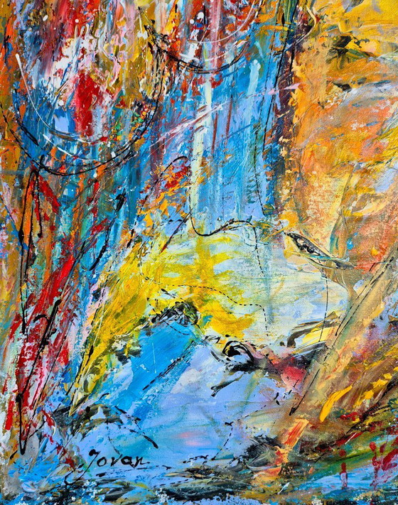 Image 1 of Jovan Srijemac (1962) - Running against the wind