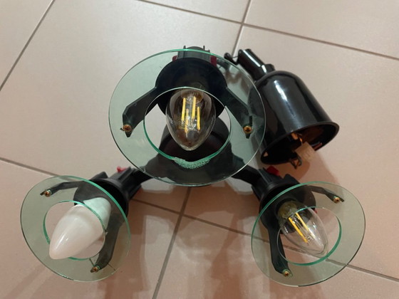 Image 1 of Lampe Eglo vintage à 3 têtes