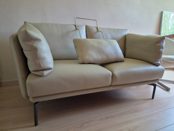 Image 1 of Divano a 2 posti in pelle DURLET DESIGN – in ottime condizioni