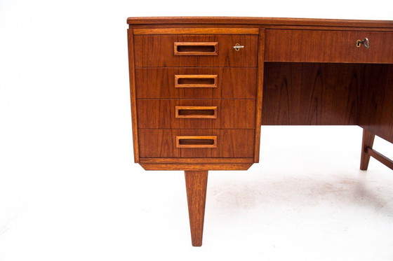 Image 1 of Schreibtisch aus Teakholz, Dänemark, 1960er Jahre.