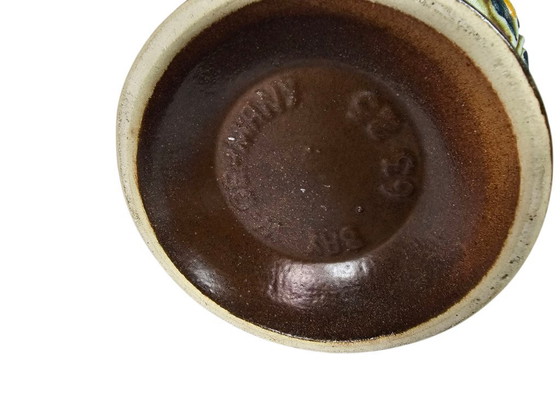 Image 1 of Bay Keramik - modelo 63-24 - W-Alemania - decoración floral - años 60