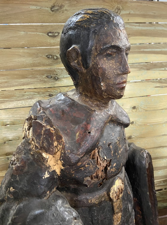Image 1 of Primitive iberische Andachtsskulptur, Spätgotik, 15.–16. Jahrhundert