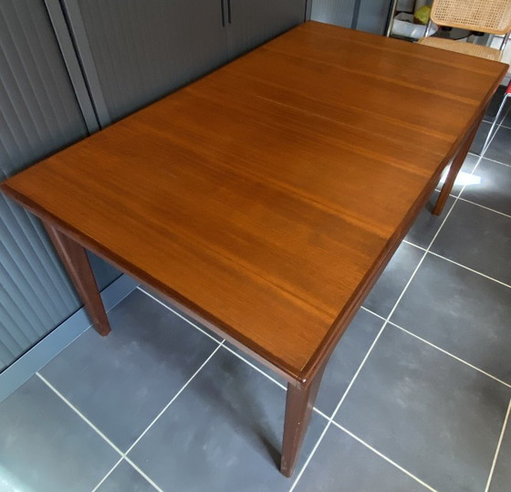 Tavolo allungabile scandinavo in teak 150/225x86cm vintage anni '60 – NF, Tavoli da pranzo, Legno (photo 6 of 20)