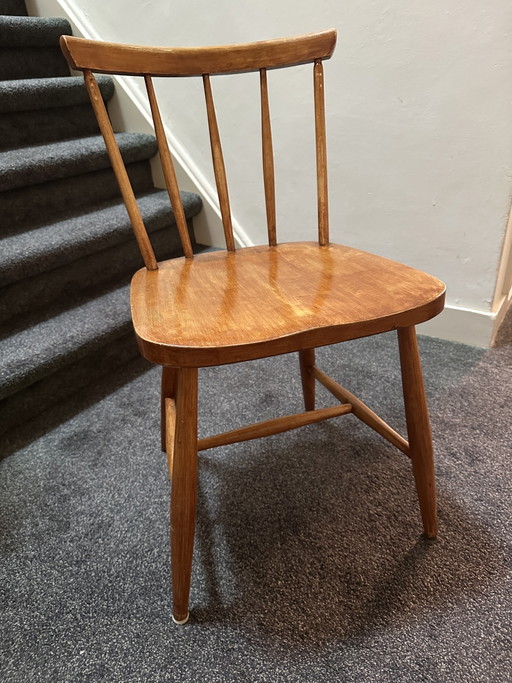 Vintage Pastoe Stoel – eetkamerstoelen, Wood (photo 2 of 5)