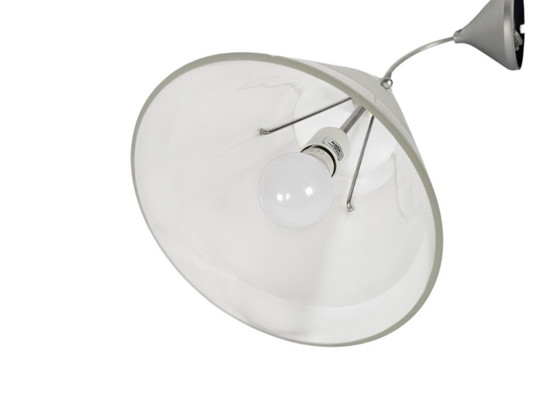 Image 1 of Hala Zeist - hanglamp - gesatineerd glas - gemerkt - post modern - 80's