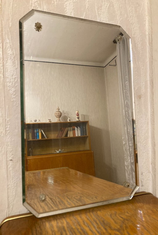 Appendiabiti e specchio in stile Art Déco /// designer: Janos Diosy