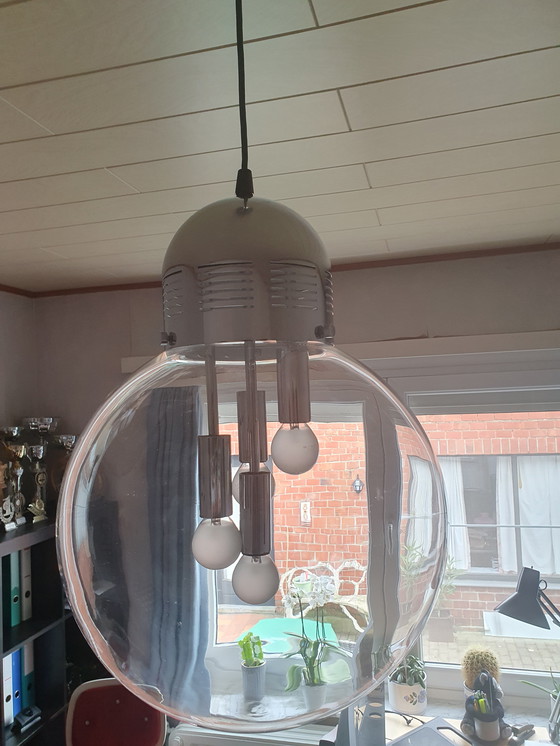 Image 1 of A Large Vintage Space Age Pendant Lamp
