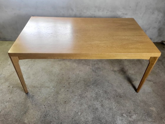 Image 1 of Vintage oak dining table by Henning Kjaernulf for Vejle