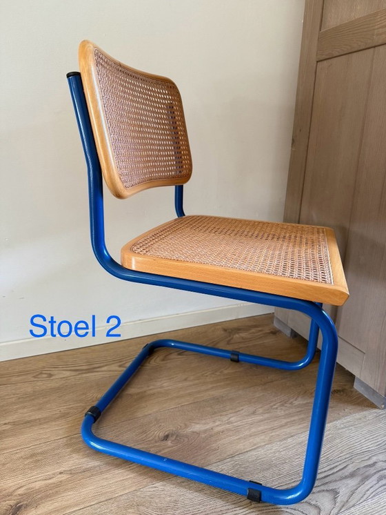 Image 1 of Rare blue Breuer style Cesca Chair