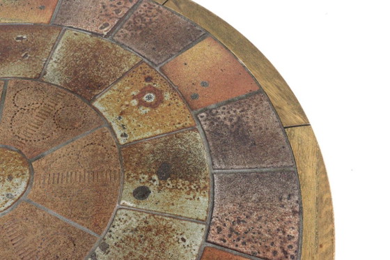 Image 1 of Tue Poulsen voor Haslev mobelfabrik salontafel vintage