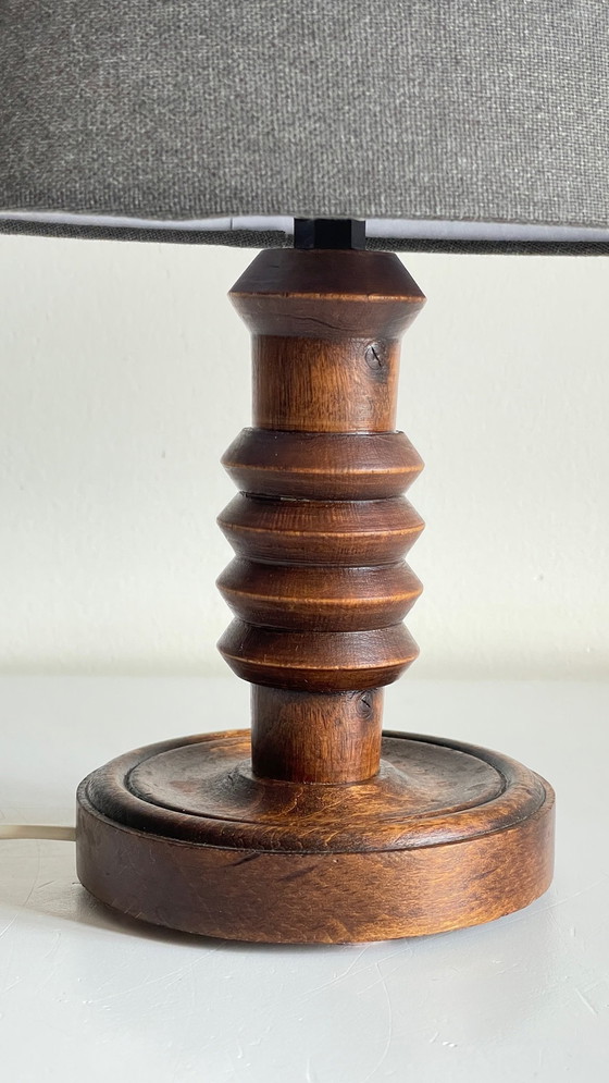 Image 1 of  Lampe Esprit Scandinave Façon Charles Dudouyt Vintage